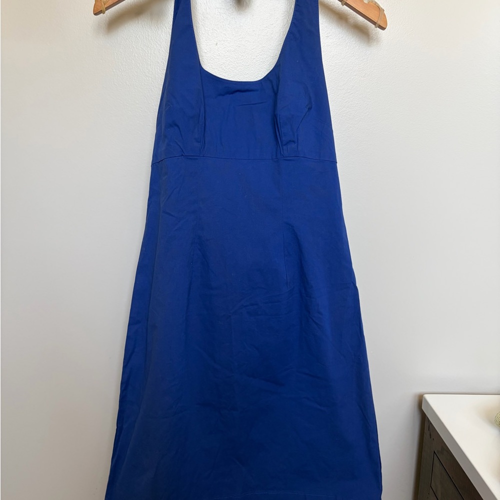 Roxy Cobalt Blue Scoop Neck Midi Dress